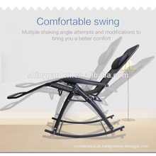 Cadeira de balanço QVC com suporte de copo